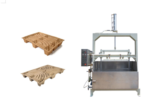 Machine d'échange réutilisée de papier de rebut pour produire la palette de pulpe