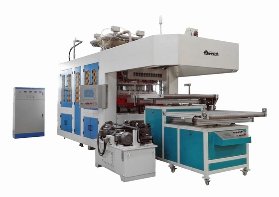 Production de machines de moulage de pâte entièrement automatiques à haute performance pour ustensiles de table jetables