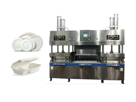Machine biodégradable de vaisselle de fibre de pulpe de plat de bagasse de canne à sucre