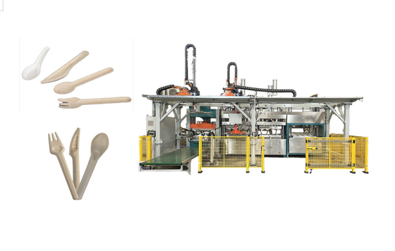 Équipement de fourchette de nourriture moulé par pulpe biodégradable