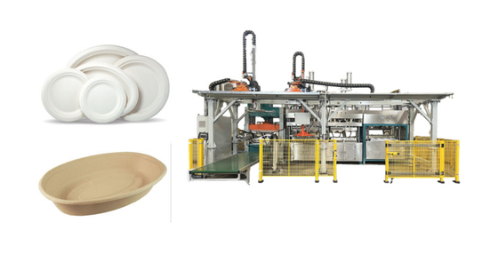 Machine de vaisselle moulée par pulpe biodégradable