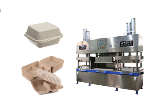 Machine de boîte de bloc supérieur moulée par pulpe biodégradable