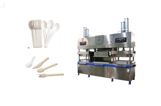 Équipement moulé par pulpe biodégradable de cuillère de nourriture