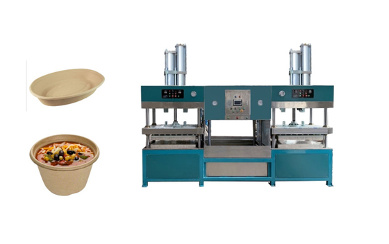 Plats à emporter Tray Soup Bowl Machine de fibre de couvercle jetable de tasse