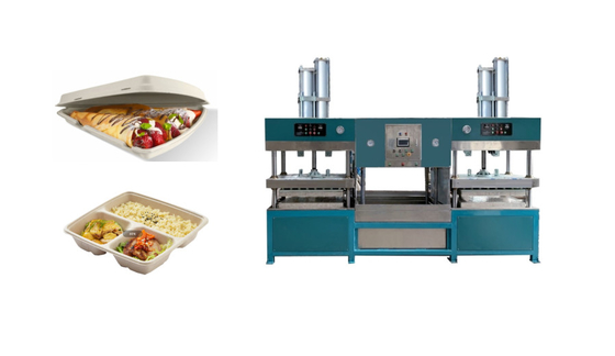 Machine de fabrication de plat de bagasse de canne à sucre avec les configurations qui économise