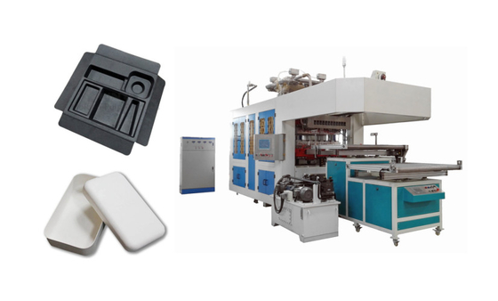 Emballage compostable entièrement automatique tout de parure dans une machine