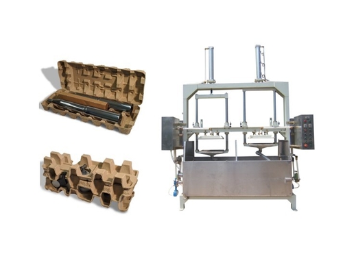 Machine alternative de pulpe de bois semi automatique pour produire le paquet pour la pièce d'auto