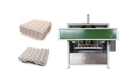Boîte à oeufs réutilisée de pulpe de papier 3000p/H faisant la machine avec la basse tuyauterie d'aspersion de consommation