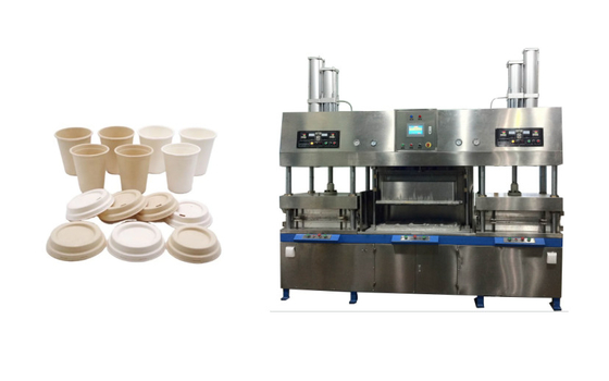 Machine de tasse de café jetable de moulage de pulpe