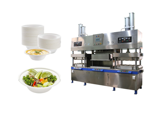 Machine de conditionnement alimentaire jetable de moulage de pâte à papier pour restaurant