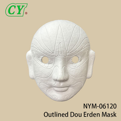 Masques pour le visage blancs pour faire soi-même des masques pour le visage de fête des masques pour le visage du papier peint pour Halloween