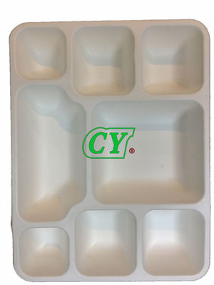 Pâte de bois biodégradable de pulpe de Vierge de machine de gamelle de bloc supérieur de bagasse de canne à sucre