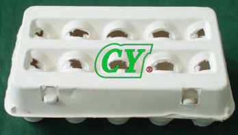 Oeuf jetable Tray With de produits non toxiques de pulpe de papier 4 cavités